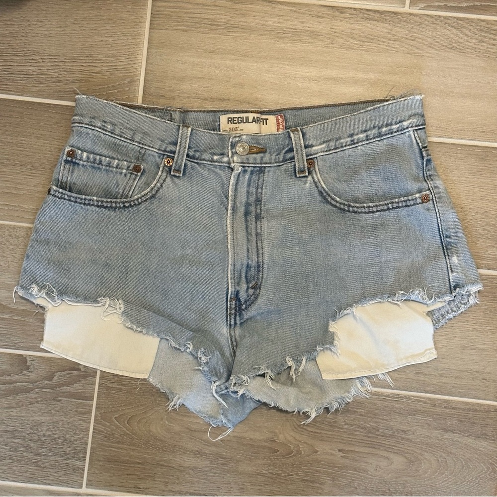Levi’s denim shorts (redone)